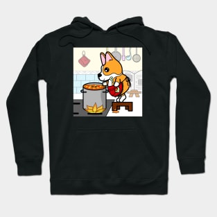 Cooking Corgi Hoodie